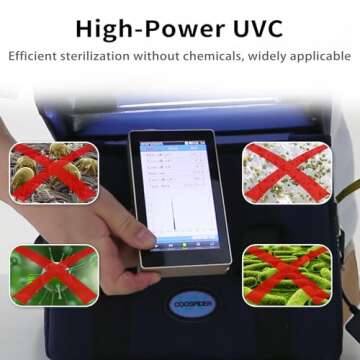 Portable UVC Cleaner Bag with Ozone & Timer