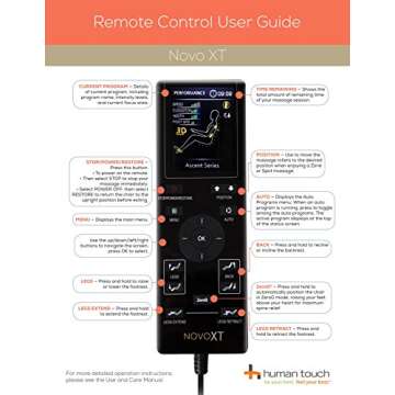 Human Touch Novo XT Zero-Gravity Ultra High Performance Full-Body 3D L-Track Massage Chair