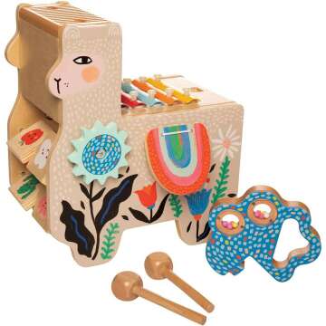 Manhattan Toy Musical Llama Instrument Set for Toddlers