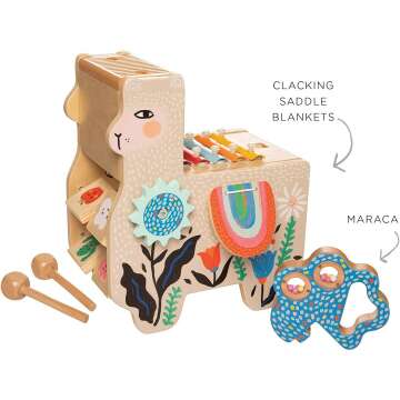 Manhattan Toy Musical Llama Instrument Set for Toddlers