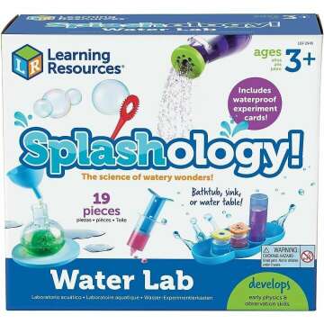 Learning Resources Splashology! Water Lab Science Kit - 19 STEM Activities for Kids