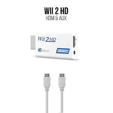 Nintendo Wii Console, White HDMI Bundle - Fun Gaming Experience