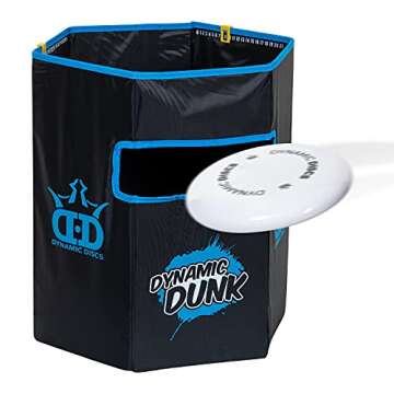 Dynamic Discs Dunk Game Set, Flying Disc Toss Game, Frisbee Outdoor Activity, Includes 2 Targets, 2 Frisbees & Mesh Carrying Case, Family, Friends & Team Play