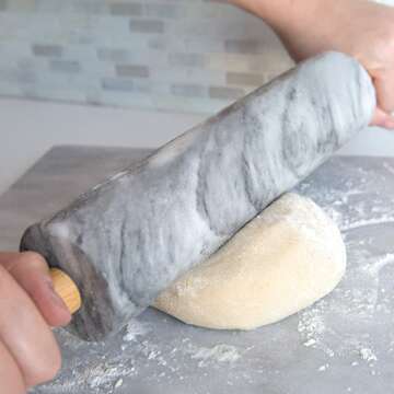 10-Inch Marble Rolling Pin