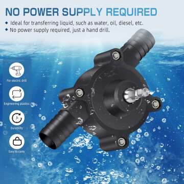 Mini Electric Drill Pump for Easy Liquid Transfers