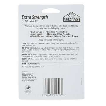 Elmer's Extra Strength Glue Sticks - 4 Count