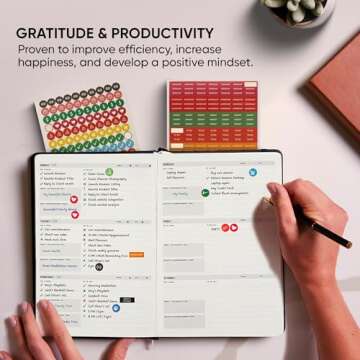 Dated, 2025 Planner, 5.8” x 8.3” - The #1 Productivity Planner to Achieve Your 2025 Goals - Planner 2025-2026 by PRODUCTIVITY STORE (A5, BLACK)