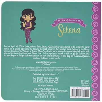 The Life of / La vida de Selena: A Bilingual Picture Book Biography (Lil' Libros Bilingual Book) (English and Spanish Edition)