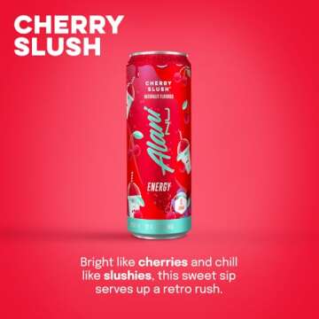 Alani Nu Cherry Slush Energy Drink - 12oz (12 Pack)