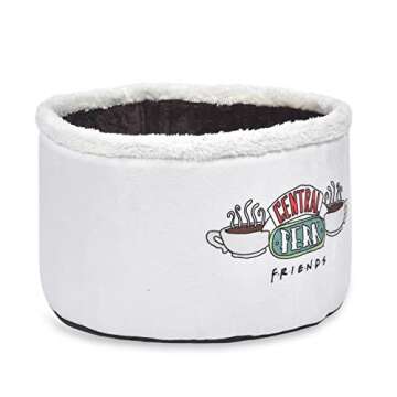 Friends TV Show Central Perk Cat Bed, 17 Inch, Cotton, Machine Washable