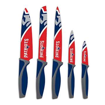 The Sports Vault NFL New England Patriots Kitchen Knives