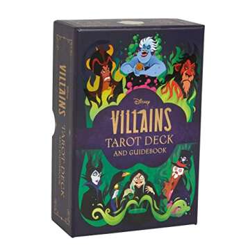 Disney Villains Tarot Deck and Guidebook | Movie Tarot Deck | Pop Culture Tarot