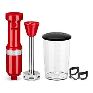 KitchenAid Hand Blender KHBV53 - Empire Red, Variable Speed