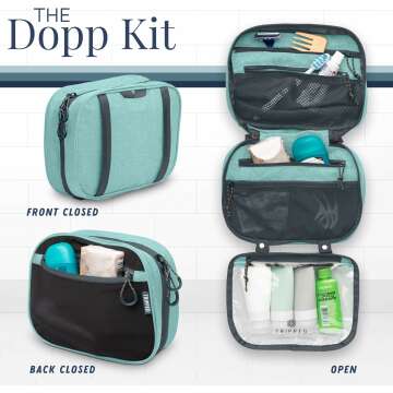 Travel-Ready Toiletry Kit: Hanging Bag + TSA Pouch + Organizer ✈️