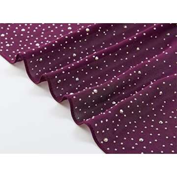 Bridal Chiffon Shawl - Gzcvba Plum C Sparkly Wrap