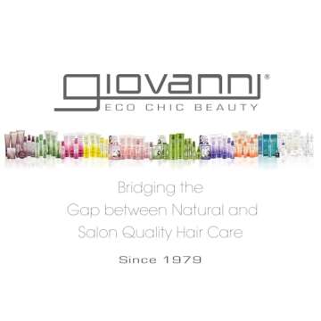 GIOVANNI 2chic Repairing Super Potion Hair Oil Serum - Blackberry & Coconut Milk, Restoring Leave In Treatment for Dry Damaged Color Treated Hair, Paraben Free, Color Safe - 2.75 fl oz