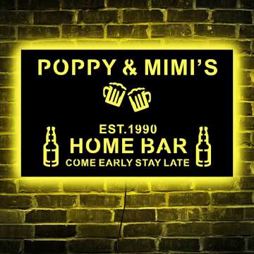 Personalized Bar LED Sign