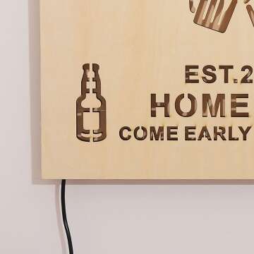 Personalized Bar LED Sign