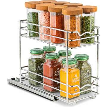 Heavy Duty Pull Out Cabinet Organizer for Spices & Cans