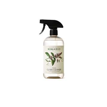 Koala Eco Natural Glass Cleaner - Plant-Based, Eco-Friendly - with Australian Peppermint Essential Oil - 24oz Bundle