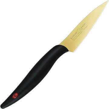 Titanium Coated KTG05 3" Paring Knife Kitcen cutlery, Multicolor