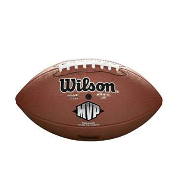 Wilson NFL MVP Football - Official Size, Brown