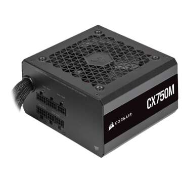 Corsair CX-M Series, CX750M, Modular Power Supply, 80 Plus Bronze (Renewed)