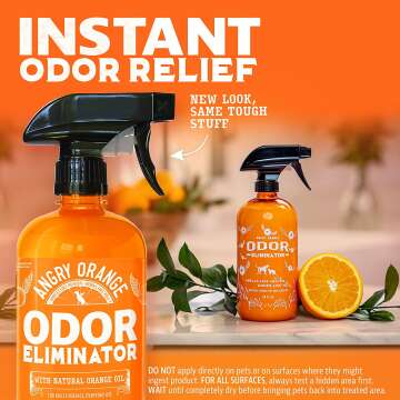 ANGRY ORANGE Pet Odor Eliminator - 24 Fl. Oz. Citrus Spray