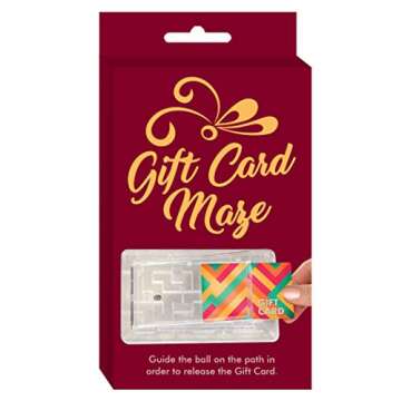 Gift Card Holder Maze, Money Maze Puzzle Gift Card Box - Stocking Stuffers for Teens and Adults