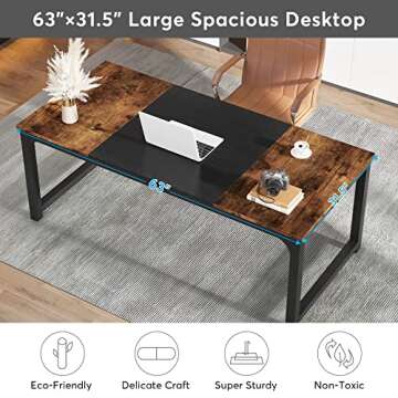 Stylish Tribesigns Modern Computer Desk for Every Workspace