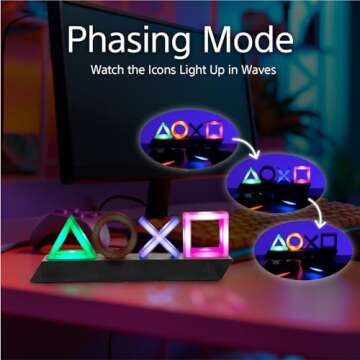 PlayStation Icons Light with 3 Light Modes - Paladone