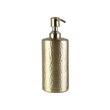 American Atelier Soap Dispenser – Elegant Pump Bottle for Liquid Soaps, Lotions & More – Adds Contemporary Style, Convenience & Organization to Bath Or Kitchen – Available in Few Designer Metallic