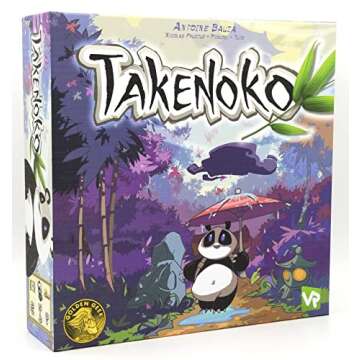 Takenoko Board Game | Bamboo Farming Game | Panda Themed Strategy Fun Family Game for Adults and Kids | Ages 8+ | 2-4 Players | Average Playtime 45 Minutes | Made by Matagot