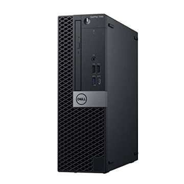 DELL Optiplex 7060 SFF Desktop Computer PC | Intel 8th Gen i7-8700 (6 Core) | 32GB DDR4 Ram New 1TB NVMe M.2 SSD | Built-in WiFi & Bluetooth | Windows 11 Pro | Wireless Keyboard & Mouse (Renewed)