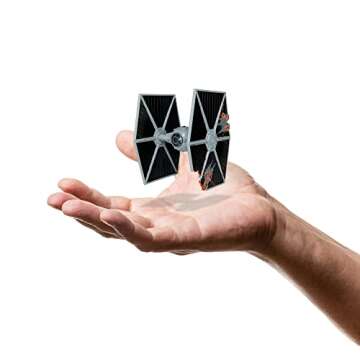 STAR WARS Mico Galaxy Squadron TIE Fighter (Battle Damage) Mystery Bundle - 3-Inch Light Armor Class Vehicle and Scout Class Vehicle with Accessories - Amazon Exclusive