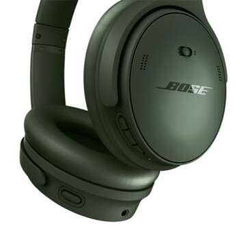 Bose QuietComfort Wireless Noise Cancelling Over Ear Headphones - Cypress Green (Renewed)