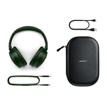 Bose QuietComfort Wireless Noise Cancelling Over Ear Headphones - Cypress Green (Renewed)