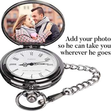 Engraved 'To My Husband' Pocket Watch