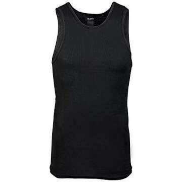 Gildan Men's Black A-Shirt Tanks Multipack - G1104