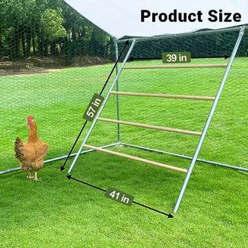 Chicken Coop Roosting Accessories - Backyard Chicken Raising Poultry Habitat Supplies