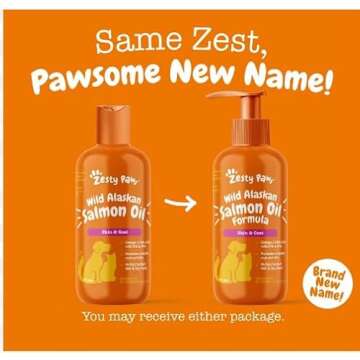 Wild Alaskan Salmon Oil Formula for Dogs & Cats - Omega 3 Skin & Coat Support - Liquid Food Supplement for Pets - Natural EPA + DHA Fatty Acids for Joint Function, Immune & Heart Health 8.5oz