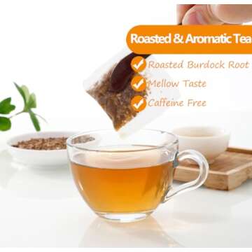 Burdock Root Tea Bags - 100% Natural & Caffeine-Free