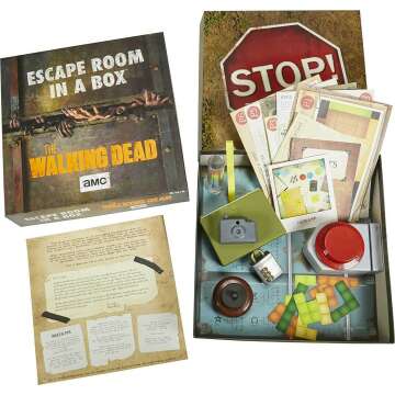 Escape Room in a Box: The Walking Dead Party Game for 4-8 Players