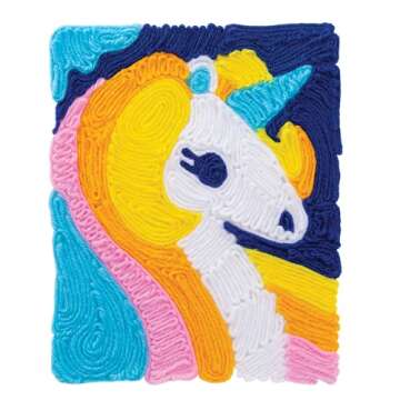 Y'Art Unicorn — Yarn Works of Art — Mess-Free Artistic Craft Activity — Ages 8+