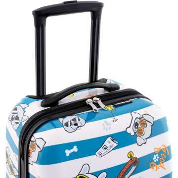 Cool Dog 5 Piece Kids' Luggage Set by Travelers Club