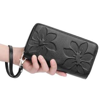 GOIACII Women's RFID Blocking Leather Wallet