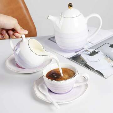 Sweejar Porcelain Tea Set