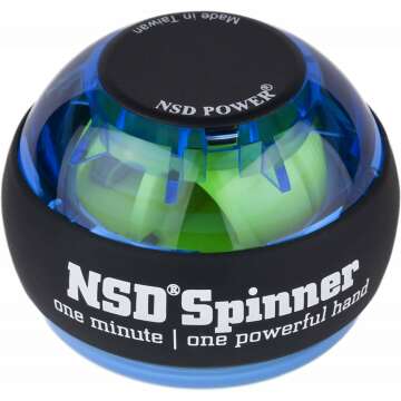 NSD Power Essential Spinner Gyro Hand Grip Strengthener Wrist Forearm Exerciser