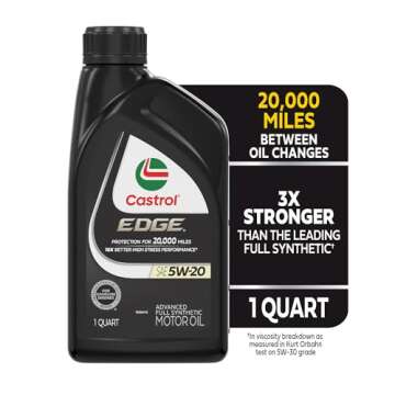 Castrol EDGE 5W-20 Full Synthetic Motor Oil - 6 Quarts