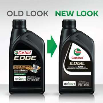 Castrol EDGE 5W-20 Synthetic Oil - 6 Quarts